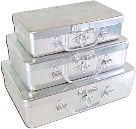 metal storage box with lids|lightweight metal box with lid.